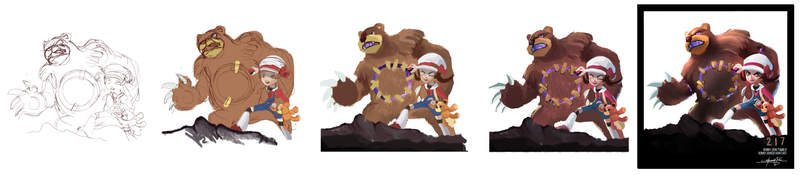 Illustration for article titled Have You Seen My Bear Ursaring? Â Pokemon One a Day, Series 2!